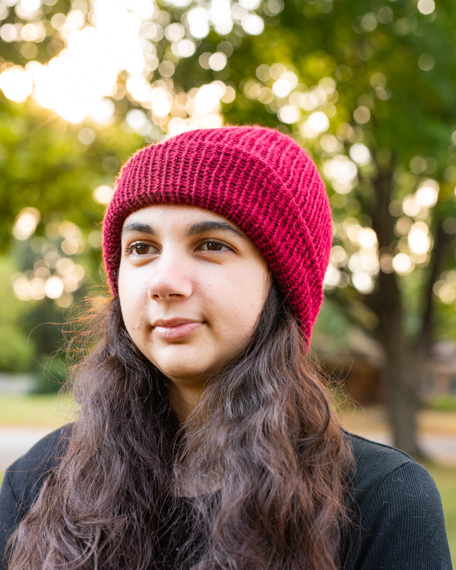 Cranberry Harvest Hat