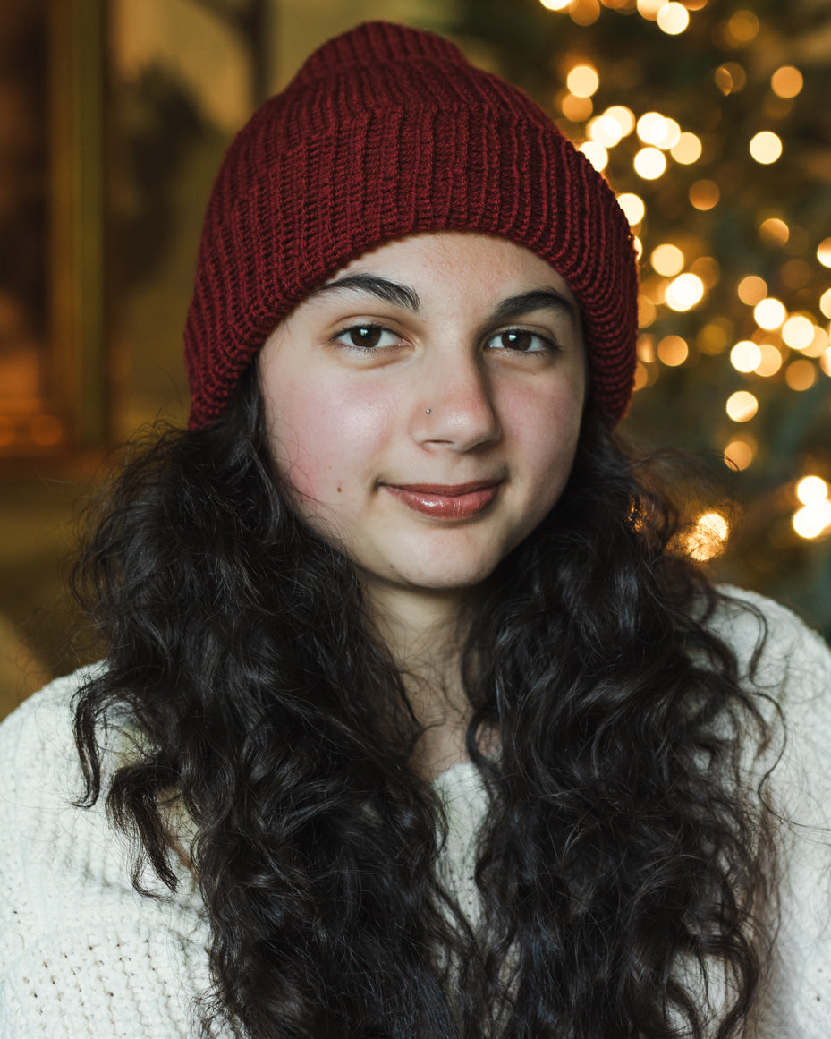 Winter Cranberry Hat