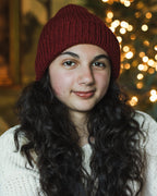 Winter Cranberry Hat
