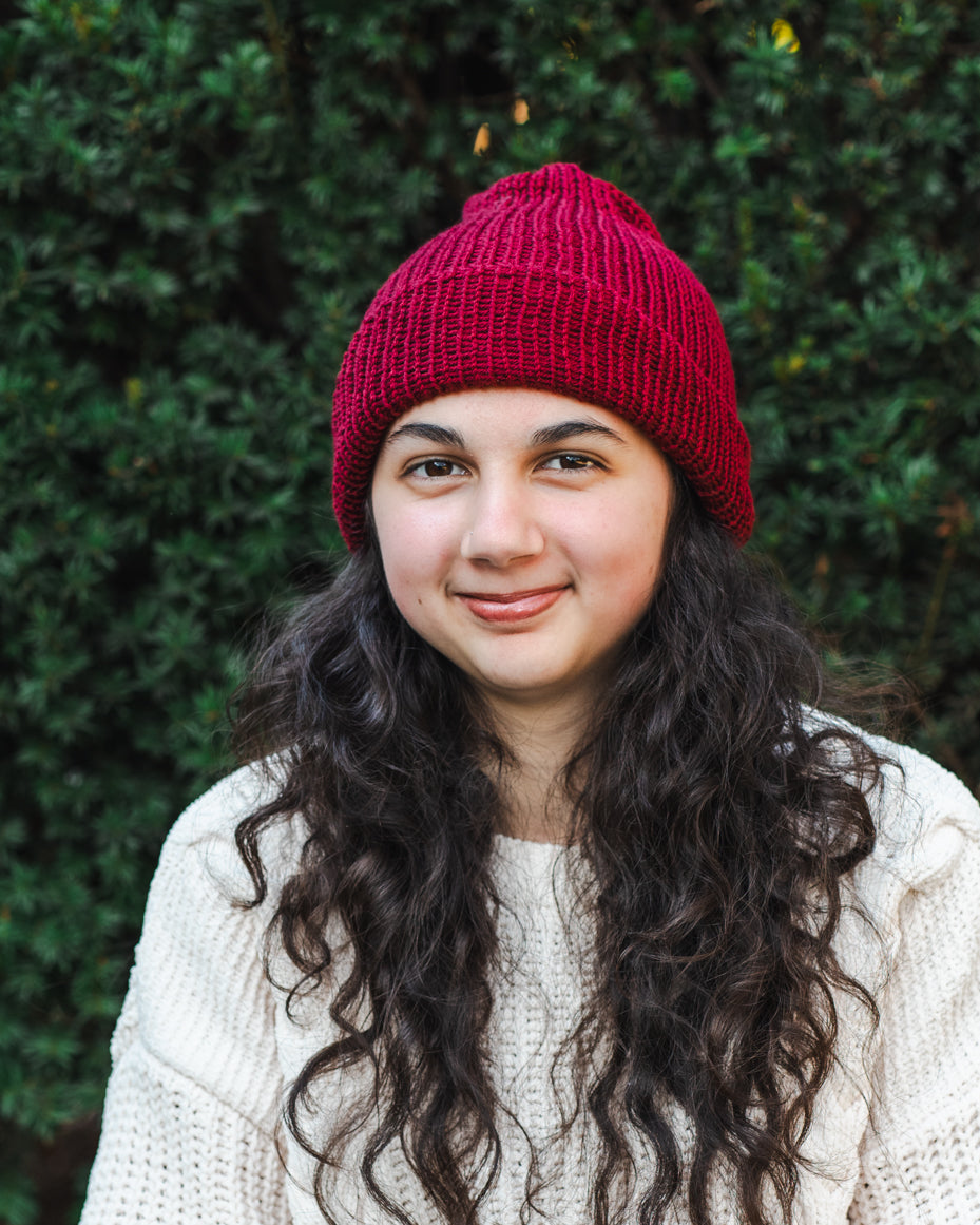 Winter Cranberry Hat