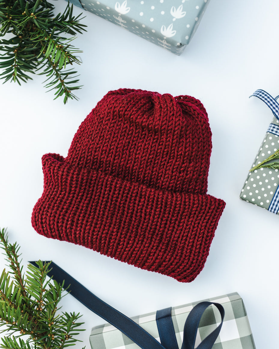 Winter Cranberry Hat